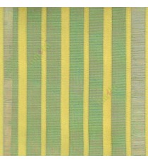 Green color vertical pencil stripes net finished vertical and horizontal thread crossing checks poly sheer curtain